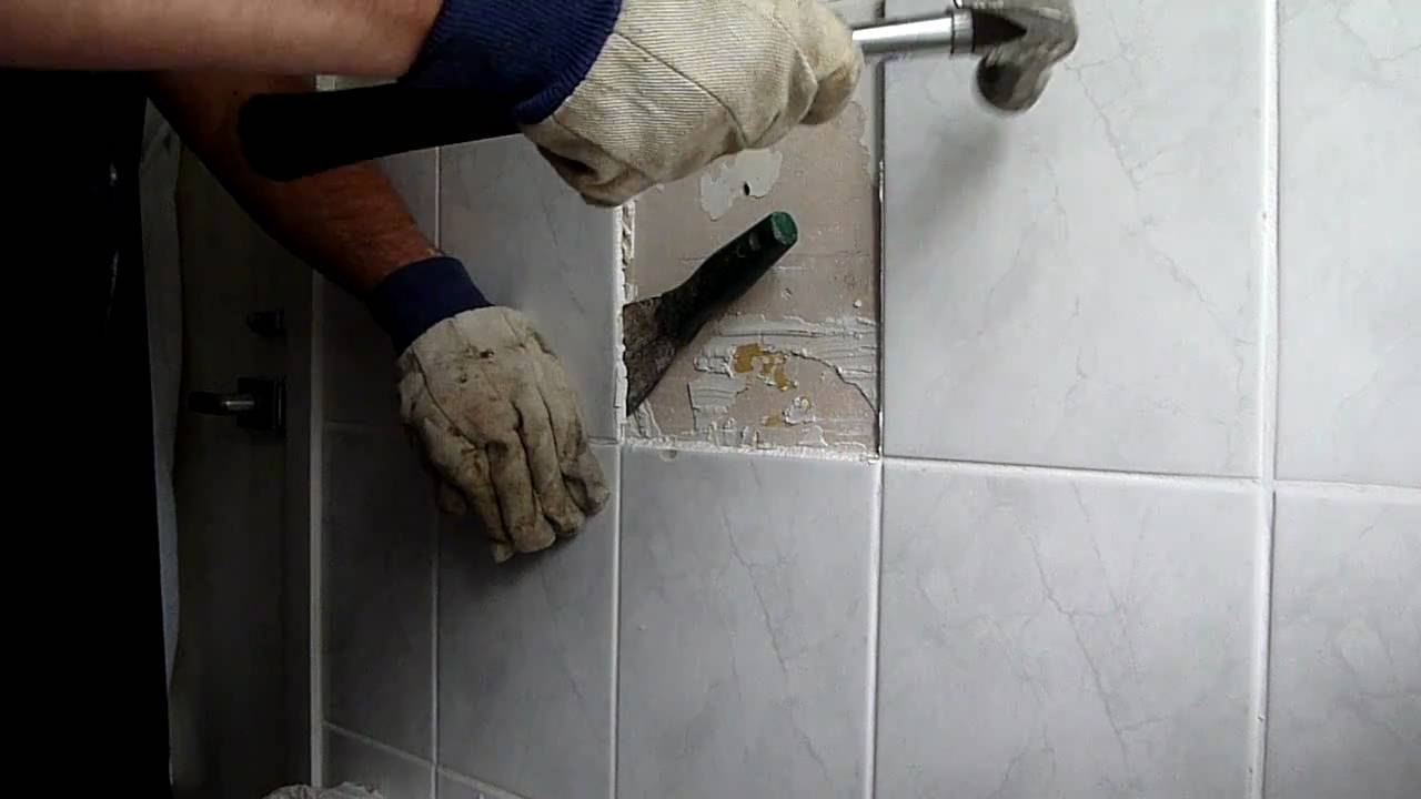 Wall Dado Tile Demolish